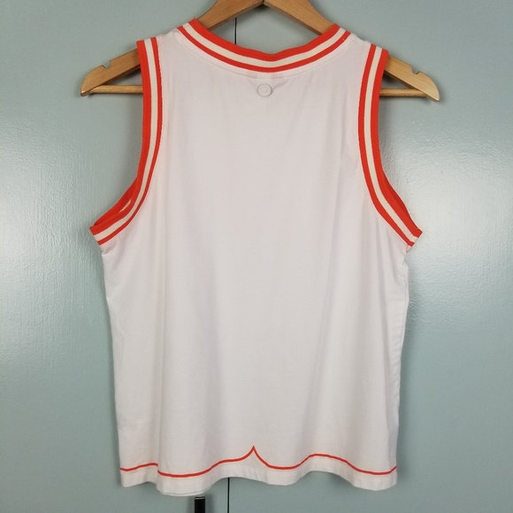 Hunter for Target white orange tank top size M   *N2 - Picture 2 of 3